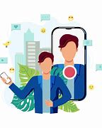 Image result for Illustrations of Person Recording On iPhone