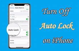 Image result for How to Turn Off Auto Lock On iPhone