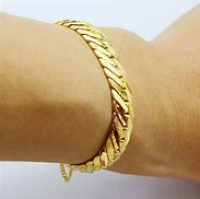 Image result for 24K Gold Bracelet