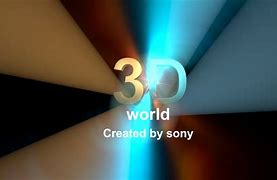 Image result for 3D World Sony