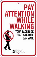 Image result for Texting Walking into Pole Cartoon