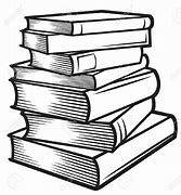 Image result for Book Stack ClipArt Black and White