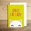 Image result for Crazy Cat Lady Card