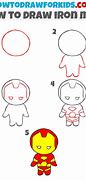 Image result for How to Draw Iron Man Symbol