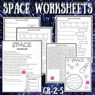 Image result for Space Science Worksheets