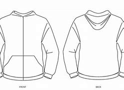 Image result for Full Zip Hoodie Outline