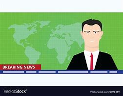 Image result for Breaking News Anchor Clip Arts