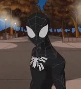 Image result for Black Suit Spider-Man Cartoon