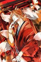Image result for 4 Tailed Kitsune Anime Boy