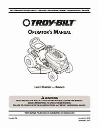 Image result for Troy-Bilt Owner's Manual