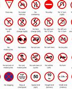 Image result for Regulation Signs On the Road