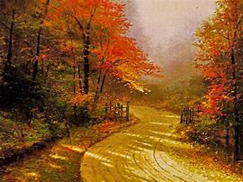 Image result for Thomas Kinkade Autumn Lane