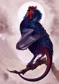 Image result for Cockatrice Mythical Creature