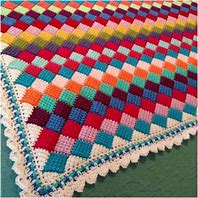 Image result for Tunisian Crochet Squares