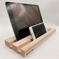 Image result for iPad Stand Wood Hold
