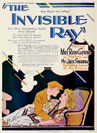 Image result for The Invisible Ray Poster