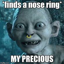 Image result for Nose Ring Meme
