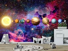 Image result for Galaxy Mural for Girls Bedroom