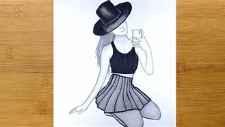 Image result for How to Draw a Girl with a iPhone
