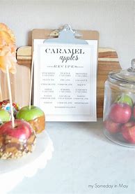 Image result for Caramel Apples Printable