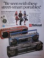 Image result for 80s Boombox Ads