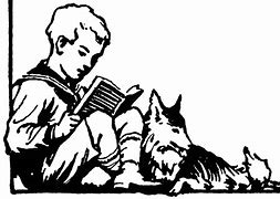 Image result for Boy Reading a Book Clip Art