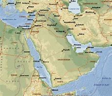Image result for Map of Egypt and Middle East