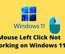 Image result for Mouse Left-Click Not Working