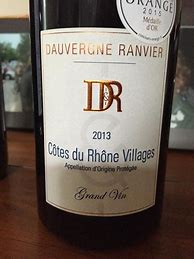 Image result for Dauvergne Ranvier Crozes Hermitage Grand Vin