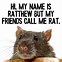 Image result for Sad Rat Meme