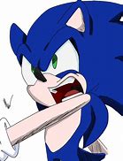 Image result for Sonic Hedgehog Angry