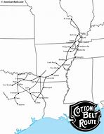 Image result for Cotton Belt Railroad Map