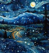 Image result for Starry Night Pattern