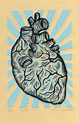 Image result for Lino Block Print Heart