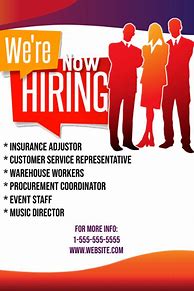Image result for Now Hiring Flyer Template Free
