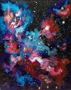 Image result for Abstract Galaxy Painting