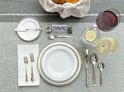 Image result for Formal Dinner Table Set Up