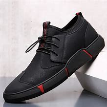 Image result for Men's Black Casual Shoes
