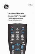 Image result for GE Universal Remote Sanyo Codes