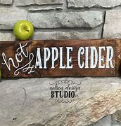 Image result for Apple Cider Sign