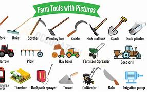 Image result for Farming Equipment List