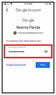 Image result for Change Password in Gmail