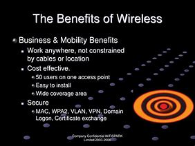 Image result for Advantages of Wireless Network
