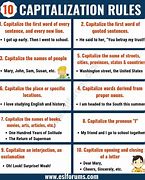 Image result for What Words Should Be Capitalized in Title