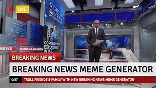 Image result for Breaking News Meme Format