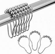 Image result for Stainless Steel Shower Curtain Hooks