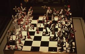 Image result for Catholic Chess Set