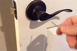 Image result for How to Unlock Door Knob with Hole