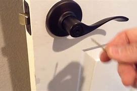 Image result for How to Unlock Door with Hole
