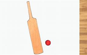 Image result for Cricket Bat Ball Still Drawing